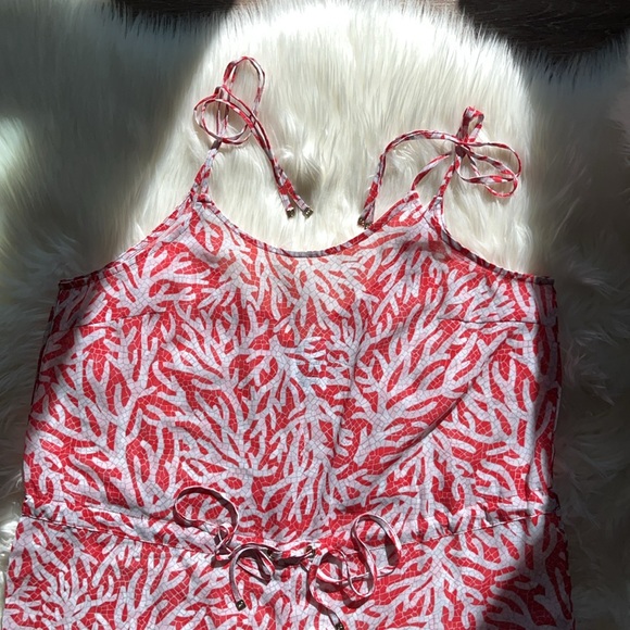 MICHAEL Michael Kors “Sea Coral” 🪸 Swim Cover-Up Jumpsuit - Picture 3 of 16